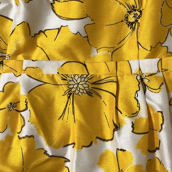 NWT Jessica Howard Sleeveless Yellow Floral Dress - Picture 6 of 9